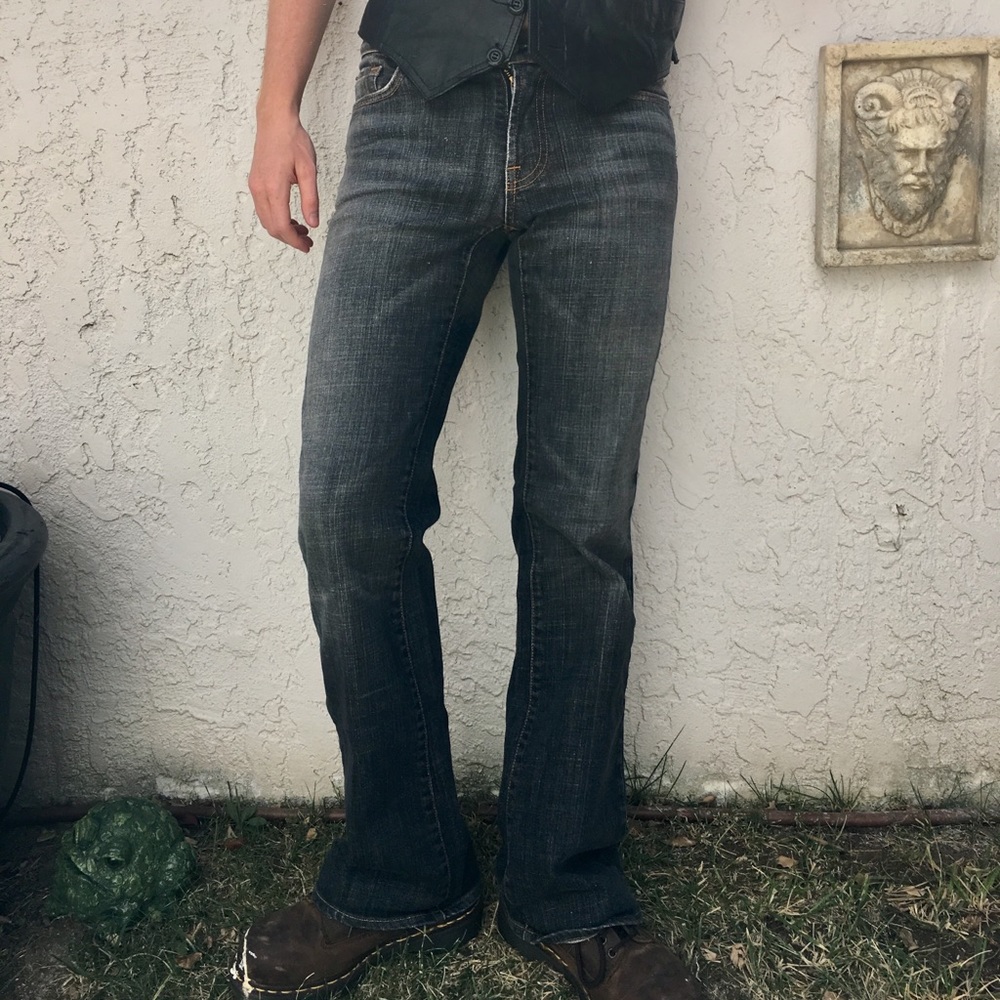 7 for all mankind dark jeans